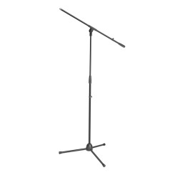 Adam Hall S5BE - Microphone Stand with Boom Arm, Black