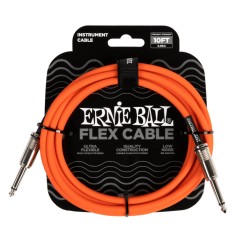Ernie Ball 6416 - Flex Instrument Cable, 3m, Orange Ernie Ball 6416 - Flex Instrument Cable, 3m, Orange