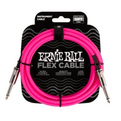 Ernie Ball 6413 - Flex Instrument Cable, 3m, Pink Ernie Ball 6413 - Flex Instrument Cable, 3m, Pink