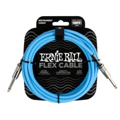Ernie Ball 6412 - Flex Instrument Cable, 3m, Blue Ernie Ball 6412 - Flex Instrument Cable, 3m, Blue