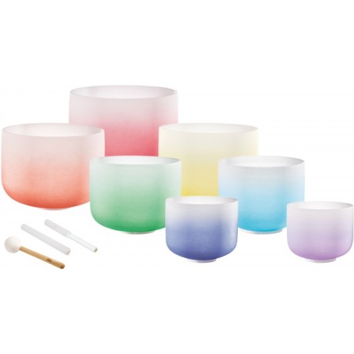 Meinl CSBCSETCHA - Color-Frosted Crystal Singing Bowls