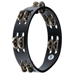 Meinl CTA2S-BK - 8" Wood Tambourine, Black, Stainless Steel Jingles Meinl CTA2S-BK - 8" Wood Tambourine, Black, Stainless Steel Jingles