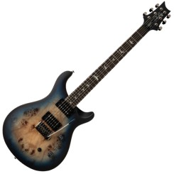 PRS SE Custom 24-08 Poplar Burl Lake Blue Midnight Limited Edition