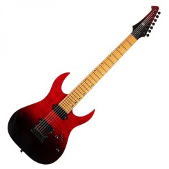 Spira Guitars S-457 TRD, Gloss Trans Red