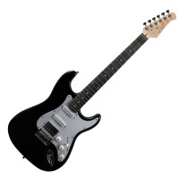 VESTON ST-HSS BK - Black Electric guitar 