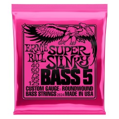 Ernie Ball 2824 - Super Slinky Bass 5-String 40-125 Ernie Ball 2824 - Super Slinky Bass 5-String 40-125