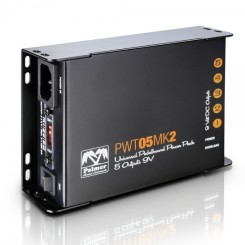 Palmer MI PWT 05 MK 2 - Universal 9V Pedalboard Power Supply 5 Outputs